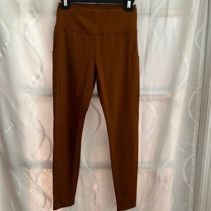 Lou & Grey Brown Leggings, Size Small